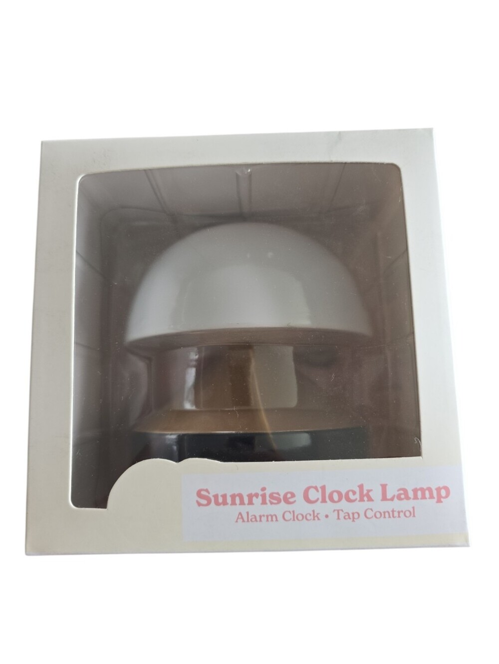 Sunrise Clock Lamp Alarm Clock Tap Control LED Night Light NIB
